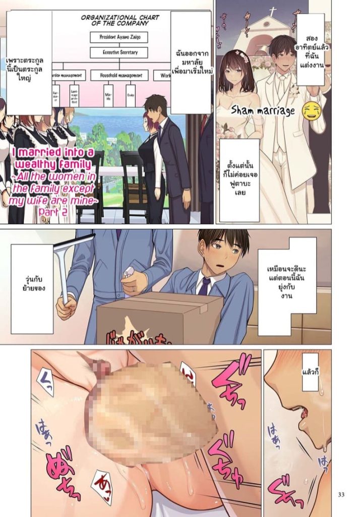 ลูกเขยแห่งตระกูลมหาเศรษฐี 2 Tsuma Igai Zenin Ore no Onna ~ Ch. 2