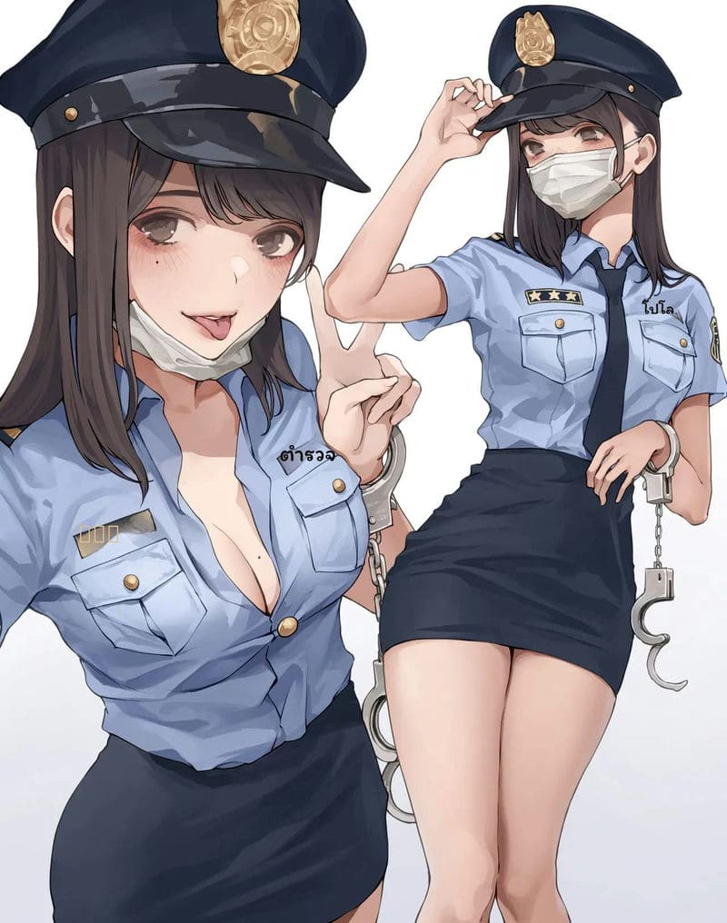 โดจิน ตำรวจสาวเงี่ยนเย็ดสุดเสียว